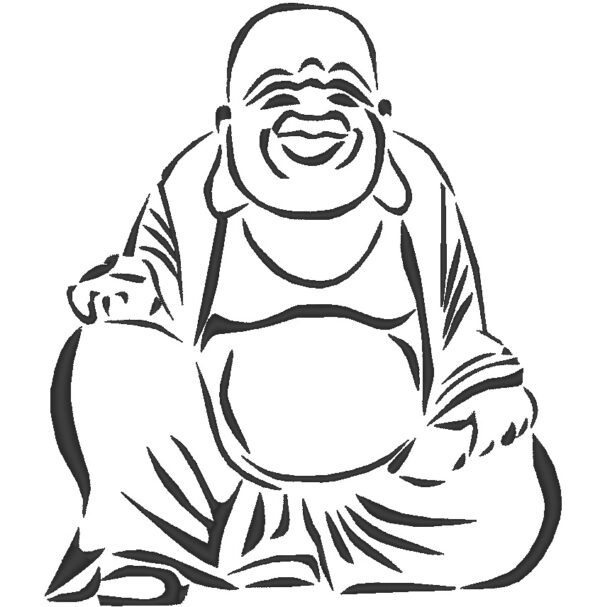 Stickdatei Buddha1