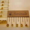 Kunstlederlabel "Handmade"