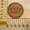 Kunstlederlabel "Handmade"