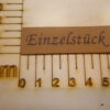 Kunstlederlabel "Einzelstück"