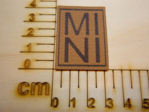Kunstlederlabel "MINI"