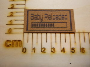 Kunstlederlabel "Baby reloaded"