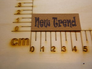 Kunstlederlabel "New Trend"