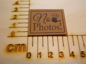 Kunstlederlabel "No Photos"