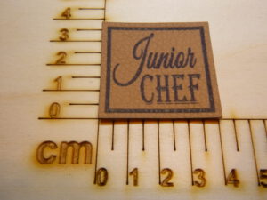 Kunstlederlabel "JuniorChef"