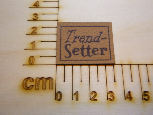 Kunstlederlabel "Trendsetter"