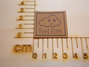 Kunstlederlabel "Feel Free"