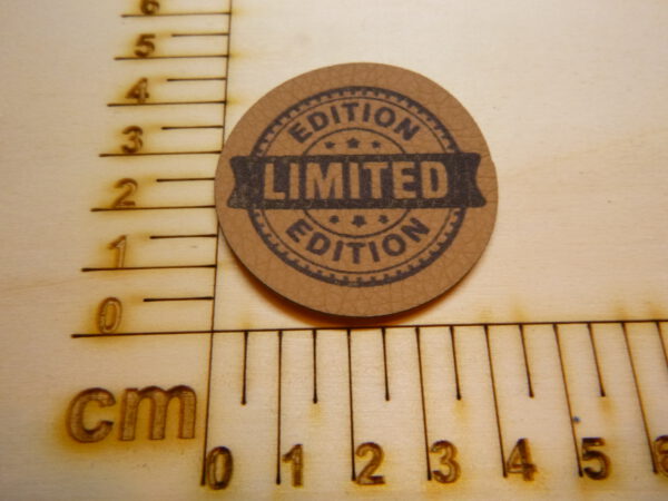 Kunstlederlabel "Limited Edition"