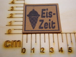 Kunstlederlabel "EisZeit"