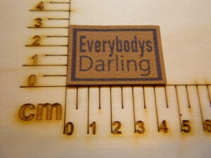 Kunstlederlabel "Everybodys Darling"