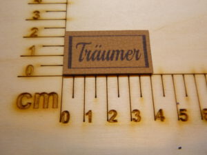 Kunstlederlabel "Träumer"
