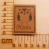 Kunstlederlabel "Uhu/(H)uhu"