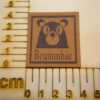 Kunstlederlabel "Bär/Brummbär"