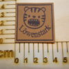 Kunstlederlabel "Tiger/Löwenstark"