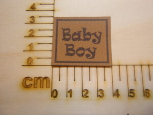 Kunstlederlabel "Baby Boy"