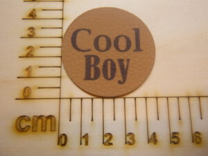 Kunstlederlabel "Cool Boy"