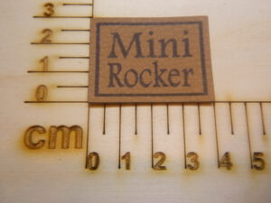 Kunstlederlabel "Mini Rocker"