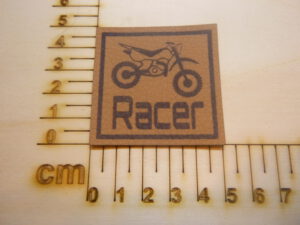 Kunstlederlabel "Racer"