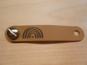 Nietenlabel "Regenbogen"