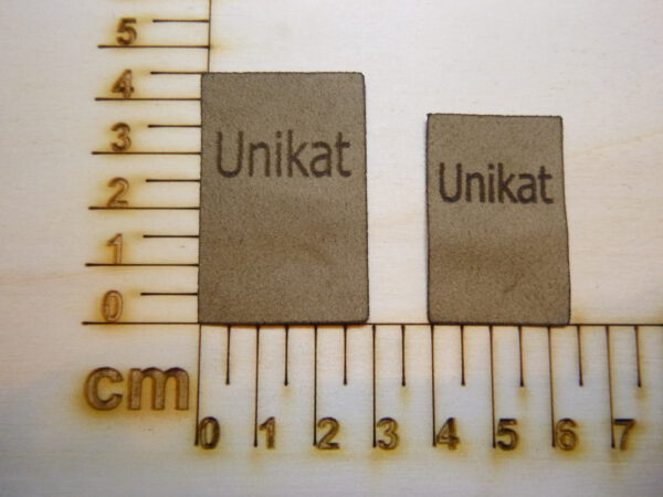 Nahtlabel "Unikat