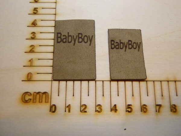 Nahtlabel "Baby Boy"