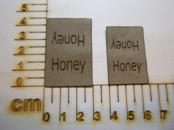 Nahtlabel "Honey"
