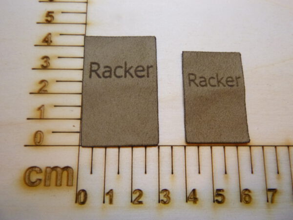 Nahtlabel "Racker"
