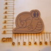 Kunstlederlabel "Schnecke" #17021