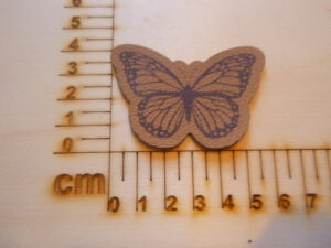 Kunstlederlabel "Schmetterling" #17024