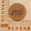 Kunstlederlabel "yeah #11206
