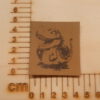 Kunstlederlabel "Dino" #13052