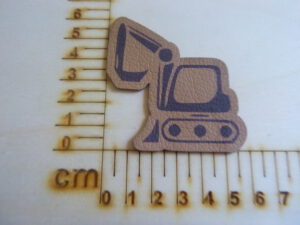 Kunstlederlabel "Bagger" #17055